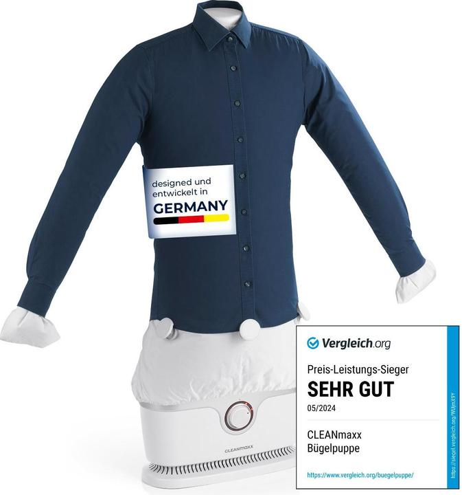 Immagine prodotto CleanMaxx Per la stiratura di camicie e bluse (1800 W)