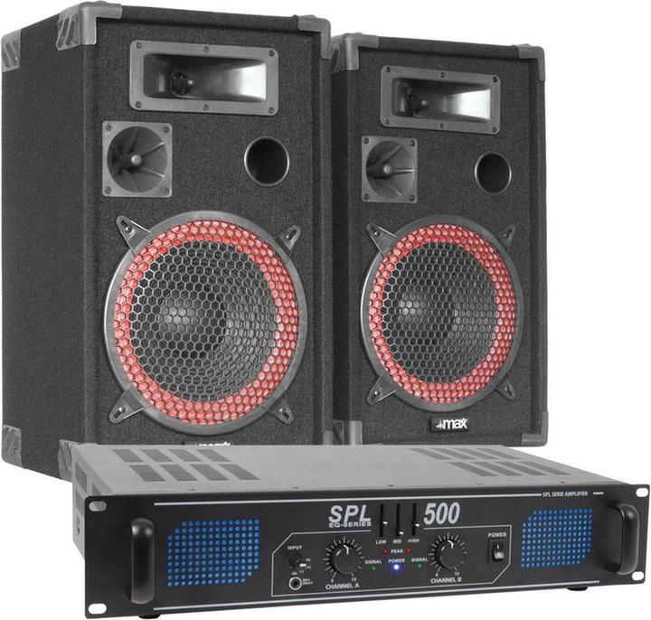 Actual product image Skytec DJ Set - 500W DJ set with amplifier, speakers and speaker cable.Perfect for the starting DJ!