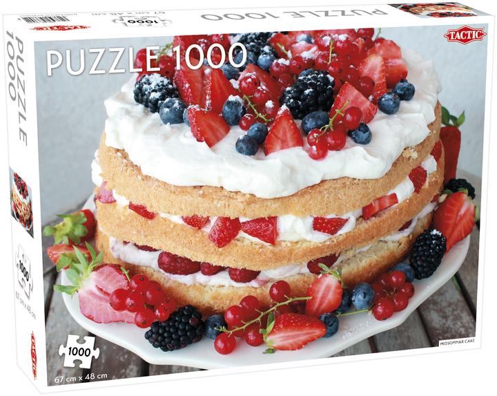 Produktbild Tactic Taktik Taktisches Puzzle 1000 rund um die Welt Midsommar-Torte (1000 Teile)