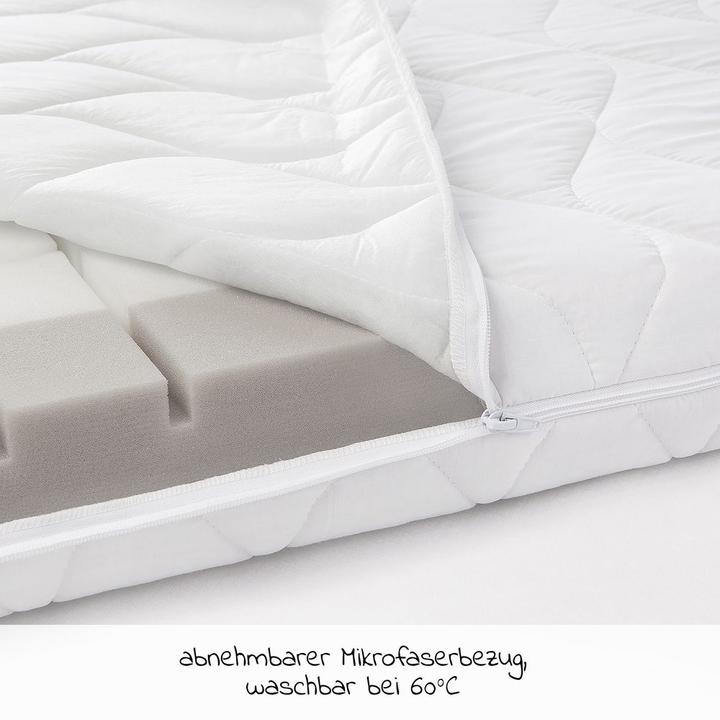 Actual product image Julius Zöllner 6-piece mattress set for cot 70x140cm - Baby mattress Baby mattresses & children's mattresses (70 x 140 x 10 cm)