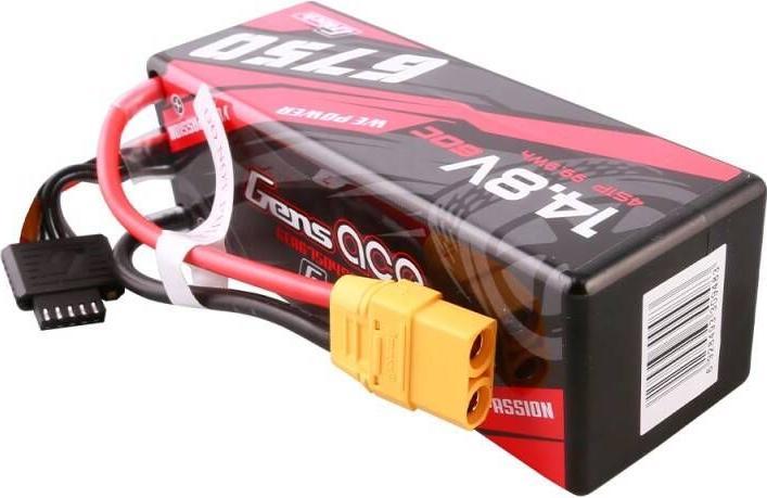 Image du produit Gens Ace G-Tech 6750mAh 14.8V 60C 4S1P 14# Batterie XT90 (14.80 V, 6750 mAh)