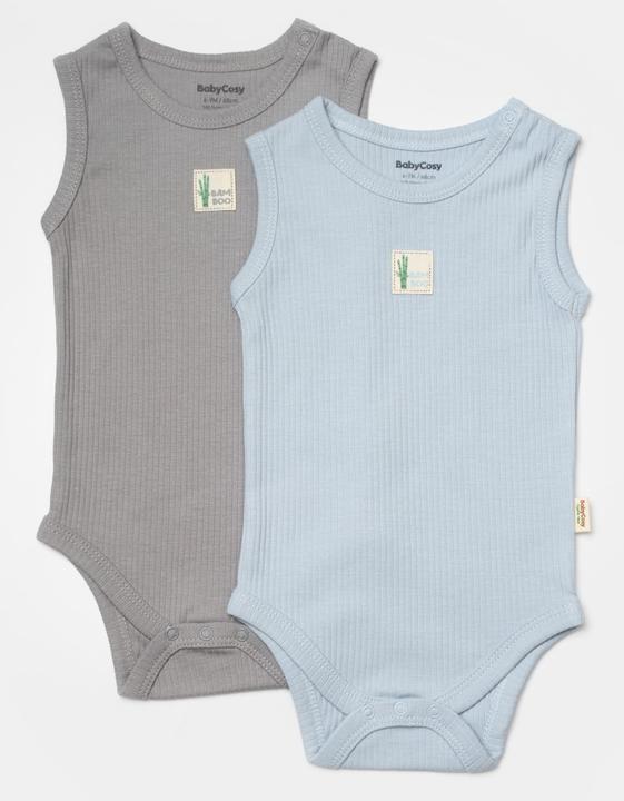 BabyCosy Body. ärmellos. 2 Pack