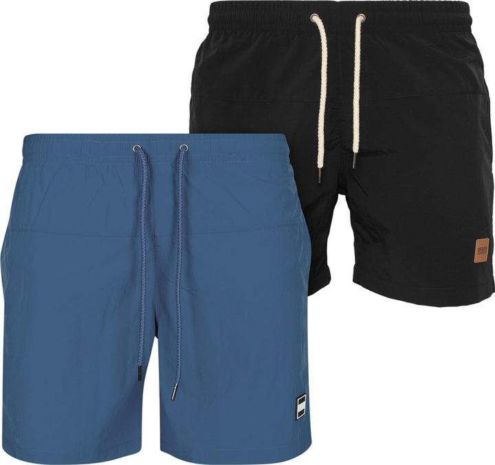 Actual product image Urban Classics Block Swim Shorts 2-Pack - 127119 (4XL)
