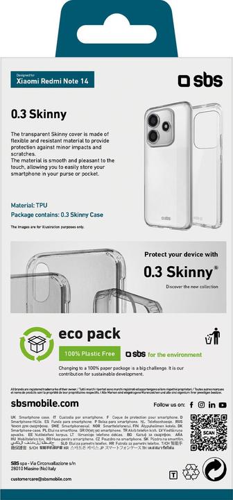 Produktbild SBS Schutzhülle (Xiaomi Redmi Note 14 Pro 5G)