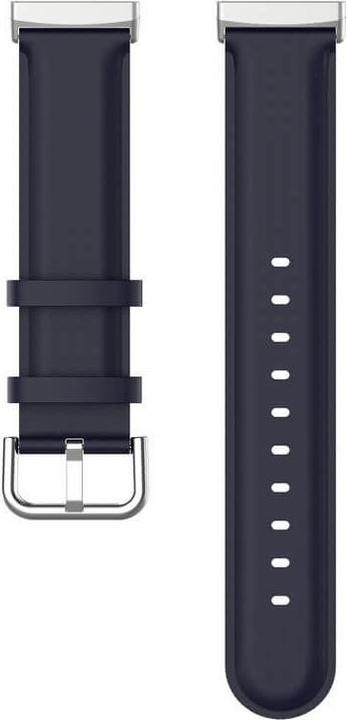 Actual product image Cover-Discount Fitbit Versa / Sense - Leather bracelet dark blue (Faux leather)