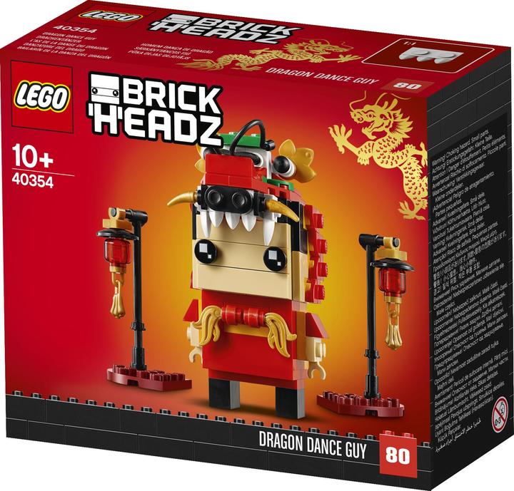 Actual product image LEGO BrickHeadz Dragon DanceMan (40354, LEGO Brickheadz)