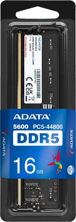 Image du produit Adata DDR5 16Go 5600-46 Premier Tray Plateau unique (1 x 16GB, 5600 MHz, RAM DDR5, U-DIMM)