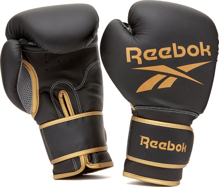 Actual product image Reebok Boxing gloves 10oz gold/black (10 OZ, 10)