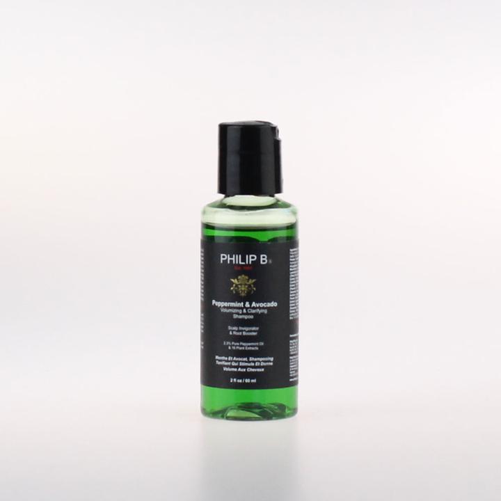 Produktbild Philip B. Peppermint And Avocado Volumizing & Clarifying Shampoo (60 ml, Flüssiges Shampoo)