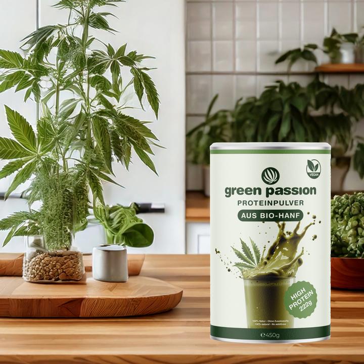 Produktbild Green Passion Bio-Hanfproteinpulver (450 g)