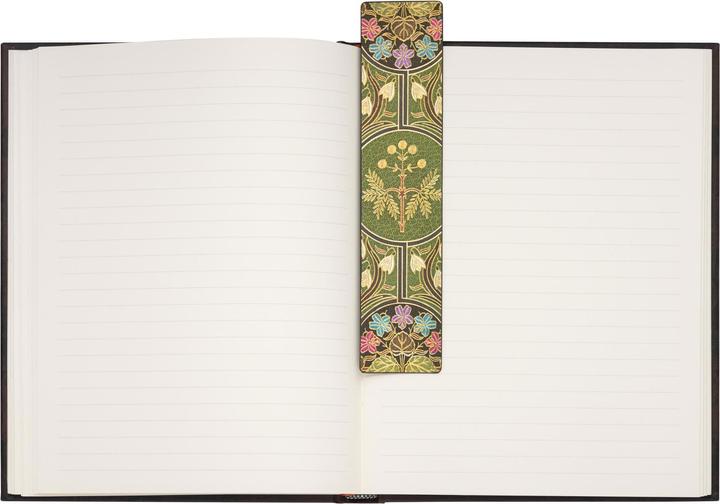 Actual product image Paperblanks Book Mark Blooming Poetry Green