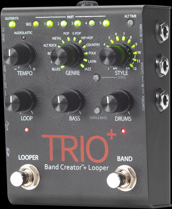 Image du produit Digitech Pédale d'effets, Trio+, Band Creator avec Looper