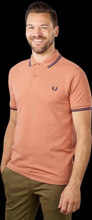 Fred Perry Twin Tipped Polo Shirt Short Sleeve Lightrust