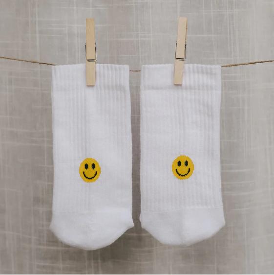 Eulenschnitt Socken Smiley 39-42 - von (35 - 38)
