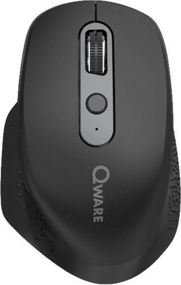 Actual product image Qware Wireless Ergo Mouse York Black (Wireless)