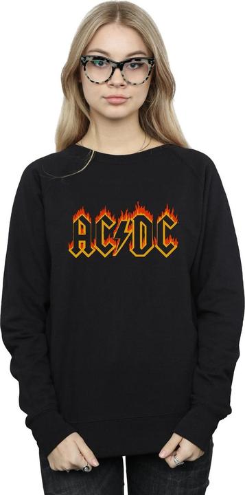Image du produit AC/DC - Sweat FLAMES LOGO - Femme (M)