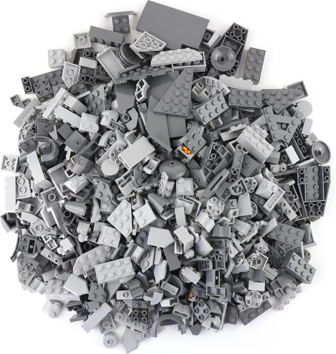 Produktbild LEGO Steine Hellgrau/Dunkelgrau gemischt (LEGO Zubehör)