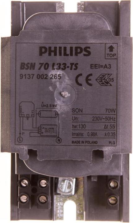 Philips Ballast pour lampes à sodium BSN 70 (8711500059680)
