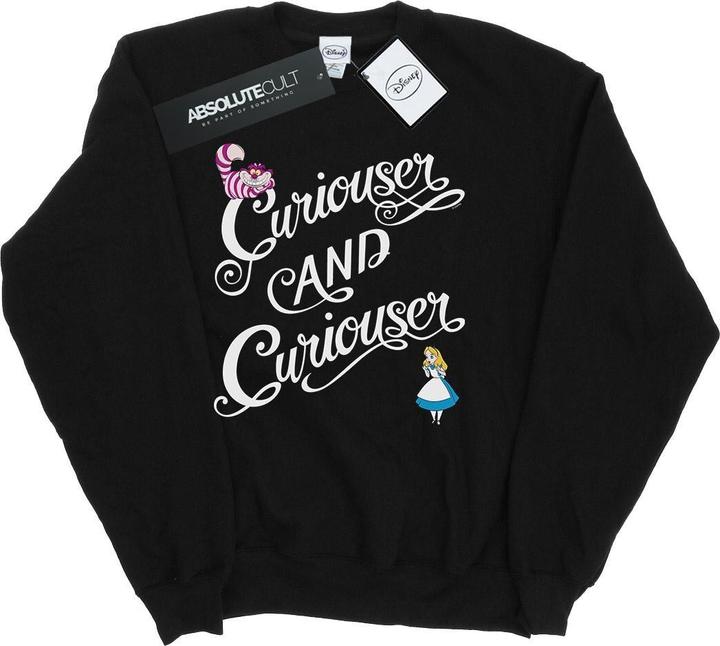 Disney Sweatshirt Jungen Alice im Wunderland Curiouser