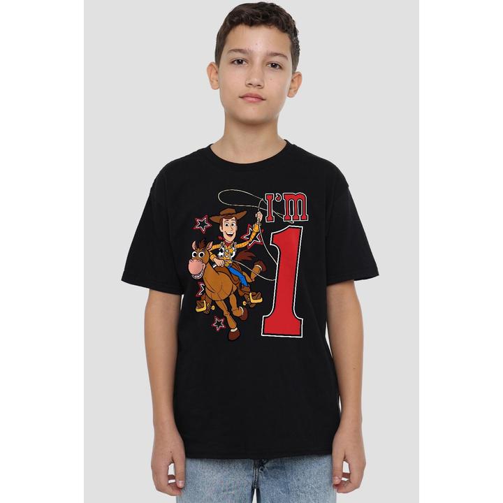 Immagine prodotto Toy Story I'm 1 Maglietta Compleanno Legno Bambini (152, 158)