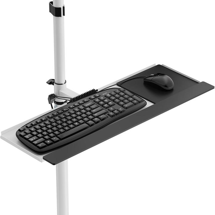 Actual product image Maclean professional stand trolley mobile computer workstation on wheels max 17 -32 max 20kg MC