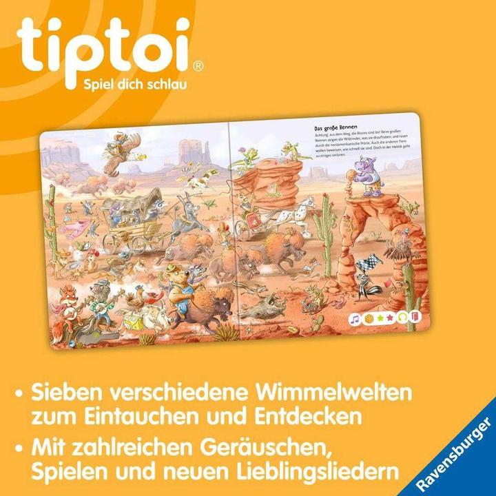 Actual product image tiptoi Die gr. Wimmelreise Tiere (German, Patrick Fix, Anja Kiel, 2022)