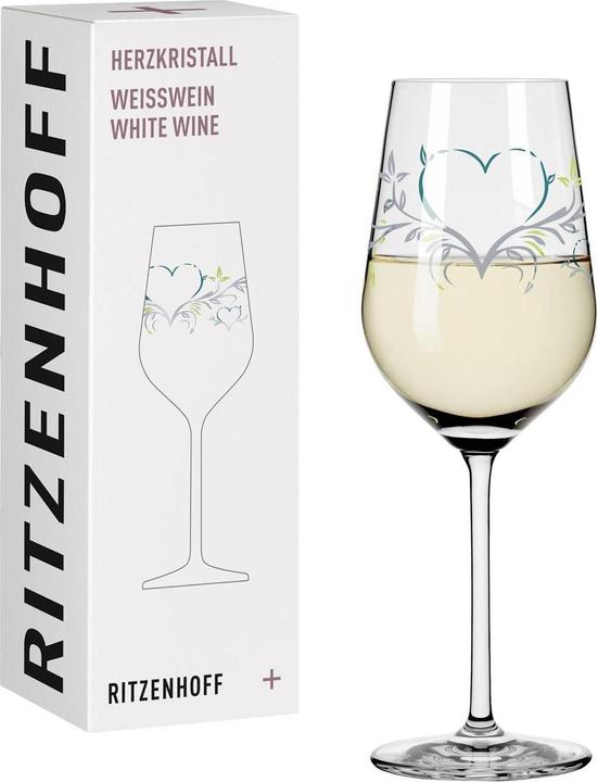 Ritzenhoff Heart crystal white wine glass White wine 001 (White wine glasses)