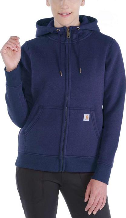 Immagine prodotto Carhartt Felpa con cappuccio Clarksburg con zip intera, donna, navy, taglia S (S)
