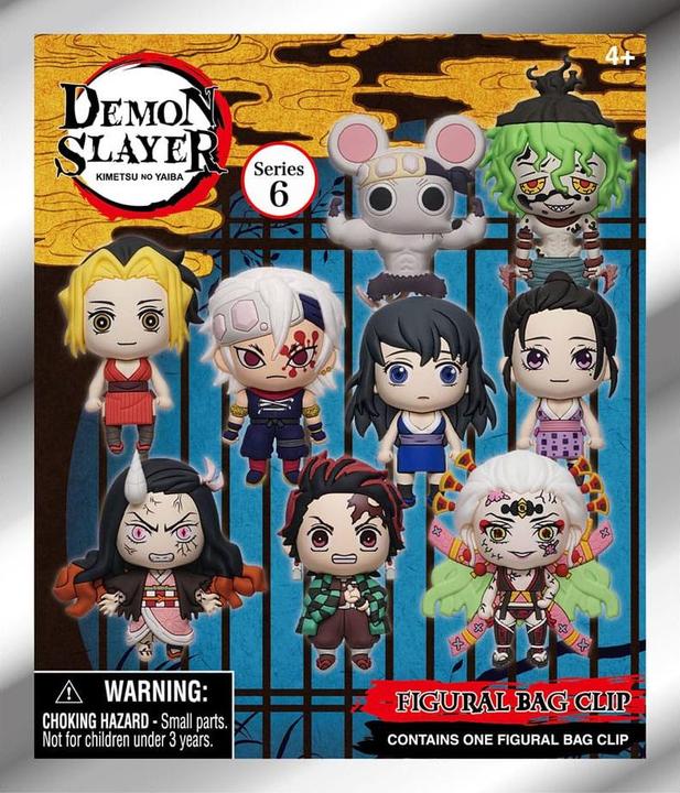 Produktbild Monogram Int. Demon Slayer: Kimetsu no Yaiba 3D PVC-Taschenanhänger Series 6 Display (24)