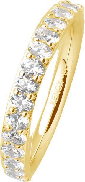 Xenox Krappe Gold Ring (50, 925 Silber)