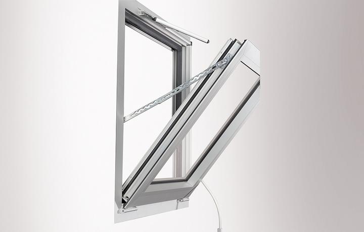 Produktbild Geze Oberlichtscheren OL 90 N mit Flügelbock