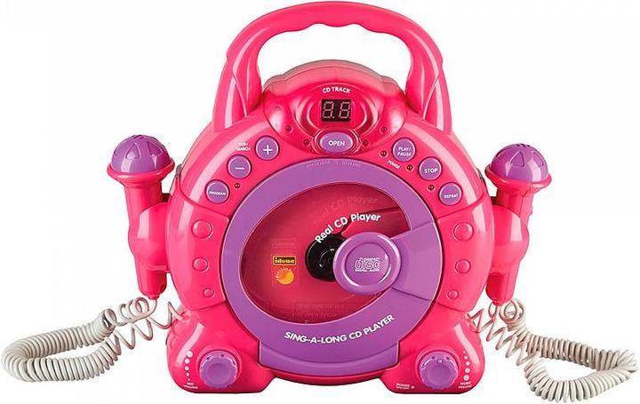 Produktbild Idena CD-Player mit 2 Mikrofonen