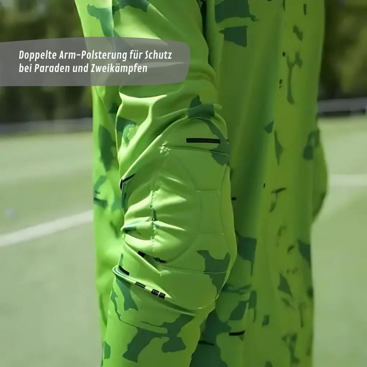Actual product image Catch & Keep Trikot Green Camou Protection Torwarttrikot Gr. 140 Fussball Shirt (140)