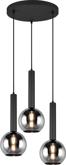 Image du produit Trio 310390332Pendelle noire 'Clayton' 3flg (E27)