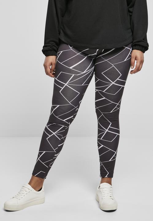 Actual product image Urban Classics Ladies AOP Leggings (L)