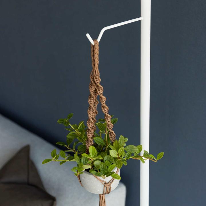 Actual product image Yamazaki TOWER height-adjustable lantern stand