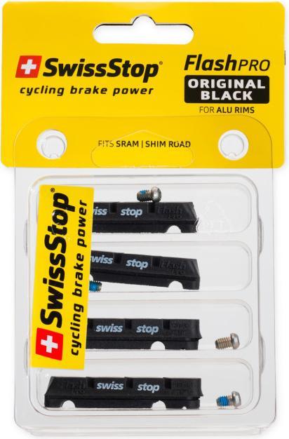 Actual product image swissstop FlashPro Road (SRAM, Shimano, Rubber)