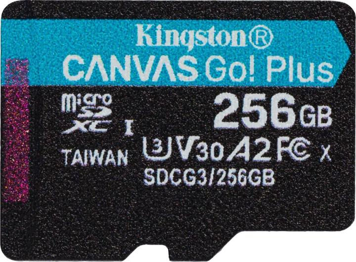 Kingston Canvas Go Plus (256 GB, microSDXC, U3, UHS-I)