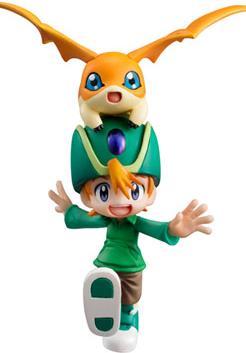 Actual product image Megahouse Digimon: Adventure G.E.M. Serie PVC Statue T.K. Takaichi Patamon