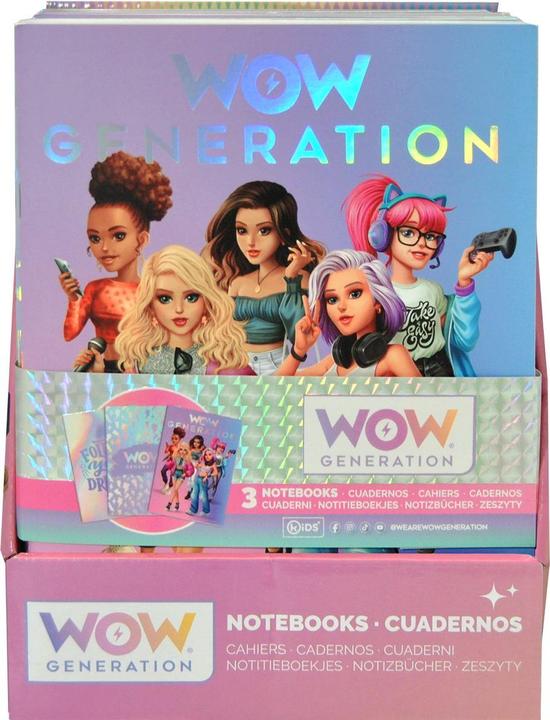 Produktbild Kids Licensing Wow Generation Notizbücher (A5, Weicher Einband)