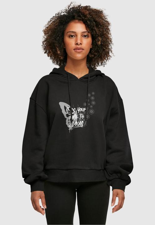 Immagine prodotto Merchcode Donna Its Your Time To BloomOrganic Felpa con cappuccio oversize - 112743 (S)