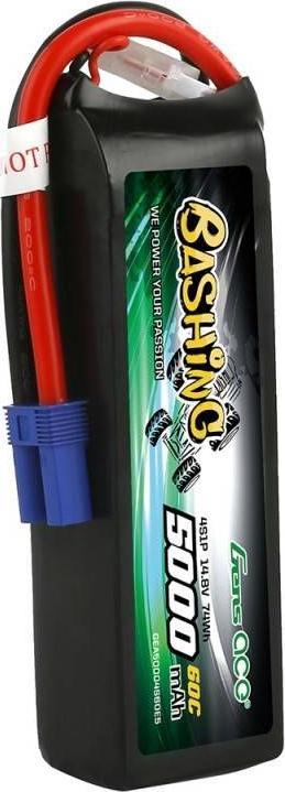 Produktbild Gens Ace Akumulator LiPo Bashing 5000mAh 14,8V 4S1P 60C EC5 (14.80 V, 5000 mAh)