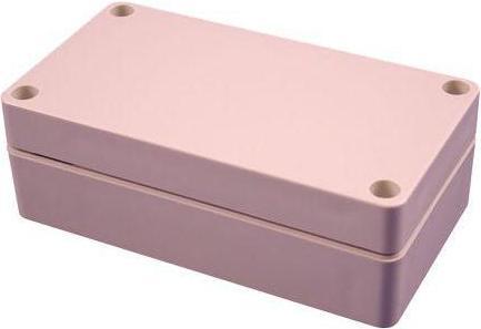 Actual product image Hammond 1554 Series Grey Polycarbonate Enclosure, IP68, Grey Lid, 238.8 x 160 x 88.9mm (Housing)