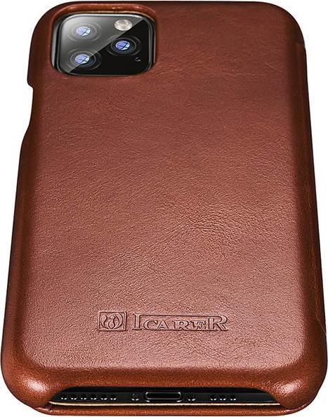Produktbild iCarer Lederhülle mit Klappe dunkel- (Apple iPhone 11)
