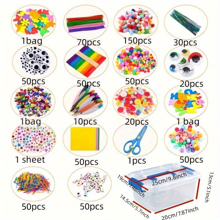Actual product image Activity Board Craft supplies School Kindergarten Home Arts and crafts DIY Toys Creative products