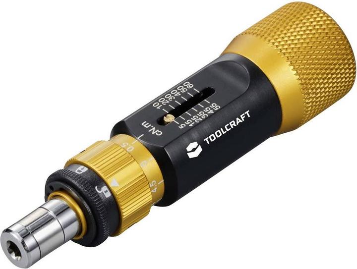 Productafbeelding Toolcraft TO-9627246 Maat momentschroevendraaier voor elektronica en fijnmechanica