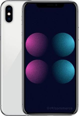 Re!commerce iPhone X (256 GB, Silver, 5.80", 12 Mpx, Single SIM, A / Wie neu)