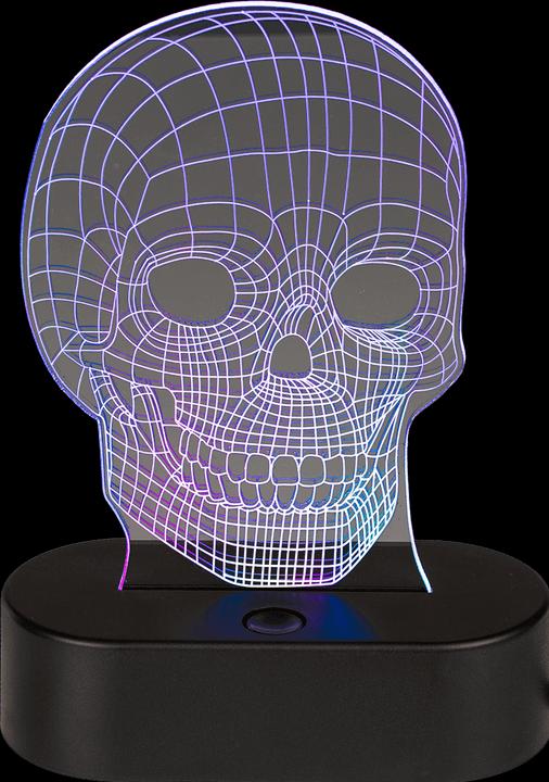 Produktbild Out of the blue 3D LED Tischlampe Totenkopf