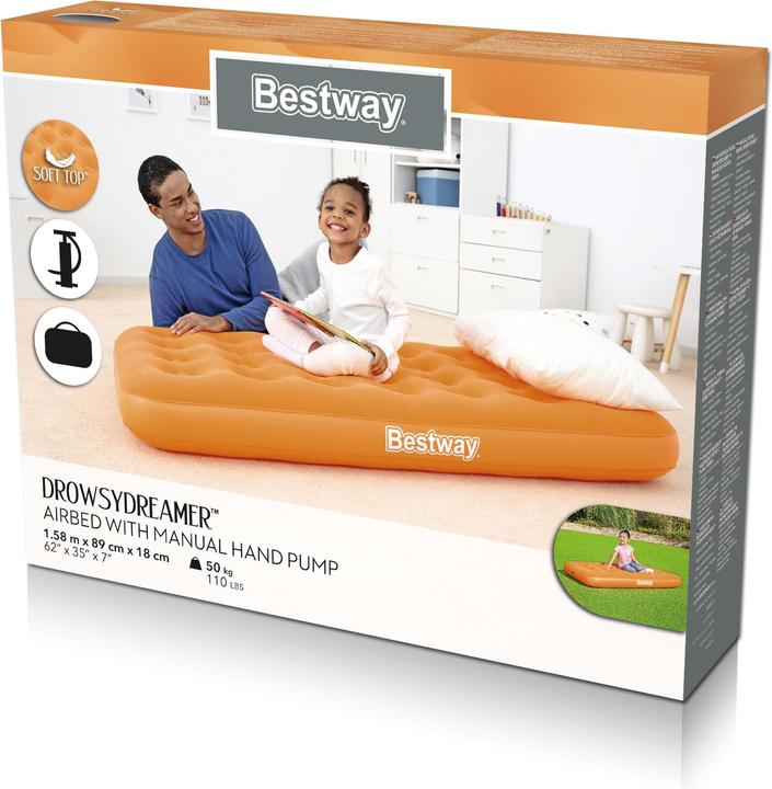 Image du produit Bestway Lit gonflable pour enfants DrowsyDreamer avec pompe à main manuelle