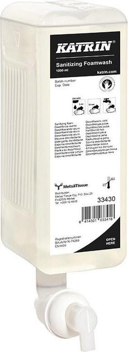 Produktbild Katrin desinfizierende Schaumseife (Handseife Nachfüllpackung, 1000 ml)